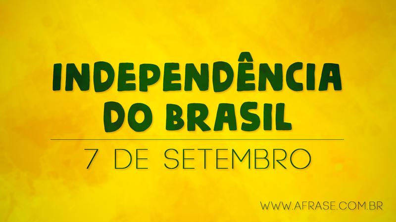 A Frase Independência Do Brasil