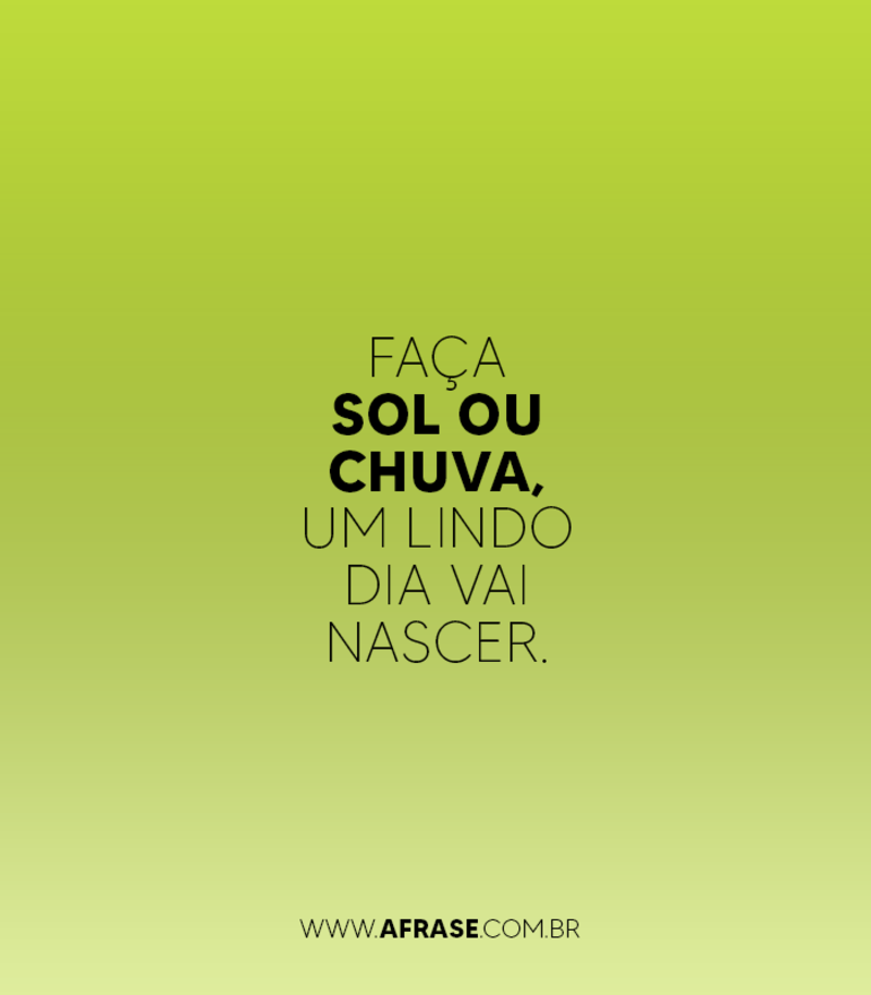 A Frase - Um lindo dia A Frase - Um lindo dia