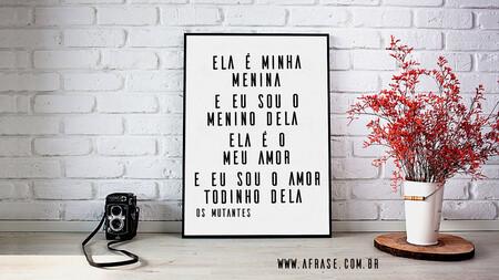 Ela é minha menina
E eu sou o menino dela 
Ela é o meu amor
E eu sou o amor todinho dela 