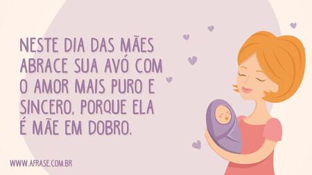 Neste Dia das Mães abrace sua avó com o amor mais puro e sincero, porque ela é mãe em dobro.