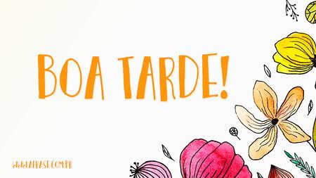 Boa Tarde!