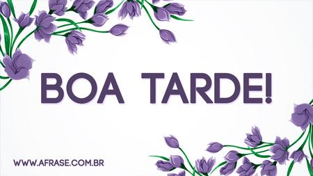 Boa Tarde!