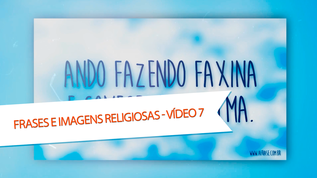 Ando fazendo faxina e comecei pela alma.

Senhor, eu sei que é pouco mas é tudo que eu tenho.

O que me fascina em Deus; é o fato d'Ele encontrar potencial em todo mundo.

Desabe! 
Mas desabe nos braços de Deus.

Santo Anjo do Senhor, meu zeloso guardador, se a ti me confiou a piedade divina, sempre me rege, me guarde, me governe e me ilumine. 
Amém.