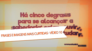 Encontrar amigos com a mesma desordem mental que você… 
Não tem preço!

Há cinco degraus para se alcançar a sabedoria: calar, ouvir, lembrar, agir, estudar.

Amar alguém que não te ama é como abraçar um cacto. 
Quanto mais você segurar, mais dói.

Partir, quando ainda existe amor, é a forma mais difícil de morrer que eu conheço.

Sabe porque a decepção dói tanto? 
Porque ela nunca vem de um inimigo.