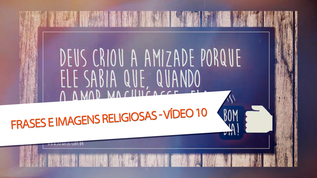 Deus criou a amizade porque ele sabia que, quando o amor machucasse, ela seria a cura.


Deus pode te dar uma fé tão sólida, quanto as paredes do templo.

Se a palavra tem poder, imagine a oração!

Jamais deixe a luta vencer a sua fé!

O amor de Deus é a essência da vida!