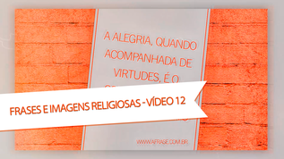 A alegria, quando acompanhada de virtudes, é o combustível da alma e do espírito.

Deus sabe o que você precisa antes mesmo de você pedir.

Ore! 
Quando você ora, Deus ouve. 
Quando você espera, Deus prepara. 
Quando você crê, Deus faz acontecer.

Encontrei na solidão um tesouro que nunca pensei encontrar: Deus.

Que a gente saiba agradecer o pouco para que possamos merecer o muito.