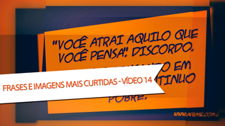 "Você atrai aquilo que você pensa." 
Discordo. 
Eu vivo pensando em dinheiro e continuo pobre.

Não ponha palavras na minha boca, ponha CHOCOLATE (De preferência SUÍÇO).

Já não sei se é saudade. 
Ou o costume de pensar em você.

Muitos vão te julgar pela suas atitudes, mas poucos vão tentar entender seus motivos.

Respeito é a base. 
Não há confiança, não há amor, não há amizade se não houver respeito.