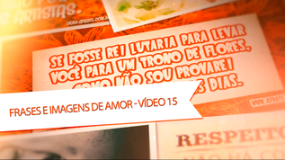 Se fosse rei lutaria para levar você para um trono de flores, como não sou provarei meu amor todos os dias.

A vida era pra ser minha, mas você chegou e tomou de mim.

Minha felicidade consiste em três palavras... 
Estar com você.

Casal bonito é aquele que briga por tudo e não se separa por nada.

Nada teria sentido se eu não tivesse você!