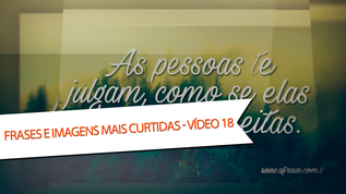 As pessoas te julgam, como se elas fossem perfeitas.

Nada é tão contagioso como o exemplo! 

Te agradeço meu Deus, por me levantar mais um dia!

As pessoas falam mal de você por trás porque sabem que você estará sempre à frente delas.

Abençoadas sejam todas as voltas que a vida dá.
