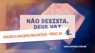 Não desista. Deus vai honrar tua fé.

A fé, esse puro facho que aprisiona o temor, essa palavra de esperança escrita na última página, esse batel no qual pode salvar-se a tripulação... 

Escutei de muitos que Deus tarda, mas nunca falha. E eu aprendi que ele não falha e nem tarda, mas age na hora certa.

Que Deus te capacite para cada batalha da vida, guie teus passos e ilumine teu caminho!

Salve Rainha, Mãe de Misericórdia vida, doçura e esperança nossa, Salve!
