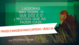 Lágrimas não doem, o que dói é o motivo que as fazem cair.

Respire, se acalme. 
A vida é assim: uma hora te enlouquece na outra te alegra.

Nunca confunda meu silêncio com ignorância, minha calma com aceitação, minha bondade com fraqueza ou minha sinceridade com arrogância.

Lembranças vem e vão, memórias vem e ficam.

Acredite, você tem forças para chegar onde quiser. 
Basta querer.